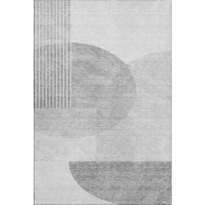Addison Mayfield Gray AMF678 - 8ft. Round Rug