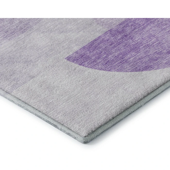 Addison Mayfield Purple AMF678 - 8ft. Round Rug