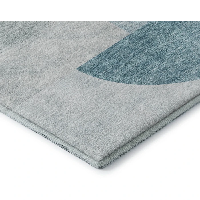 Addison Mayfield Teal AMF678 - 8ft. Round Rug