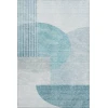 Addison Mayfield Teal AMF678 - 8ft. Round Rug