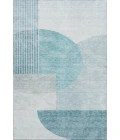 Addison Mayfield Teal AMF678 - 8ft. Round Rug