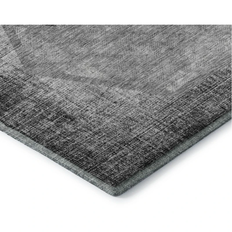 Addison Mayfield Gray AMF679 - 8ft. Round Rug