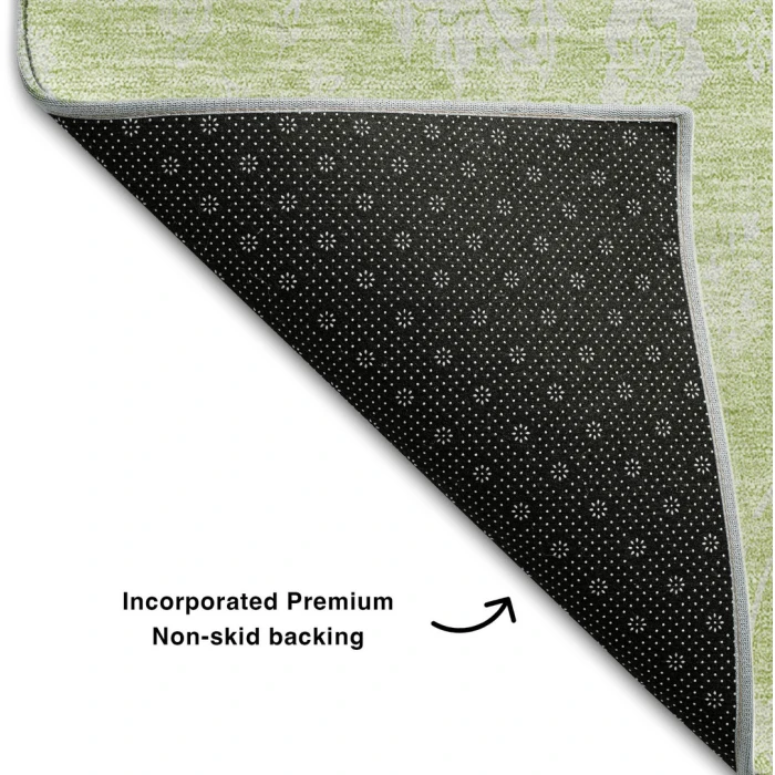 Addison Mayfield Green AMF681 - 8ft. Round Rug