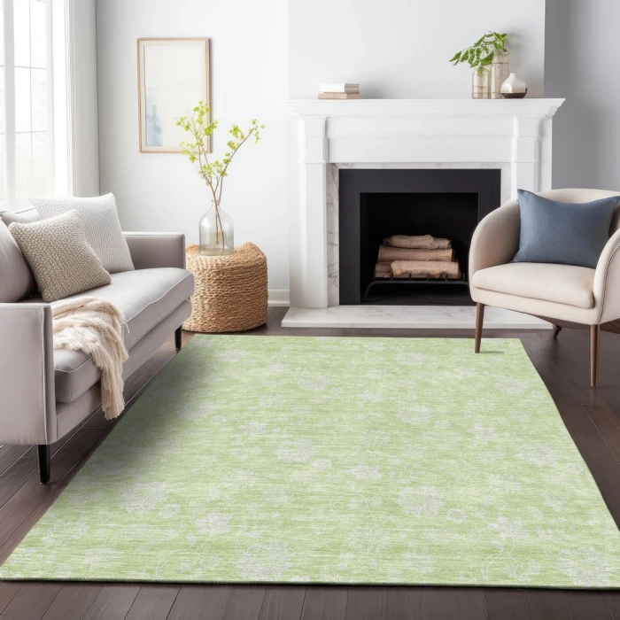 Addison Mayfield Green AMF681 - 8ft. Round Rug