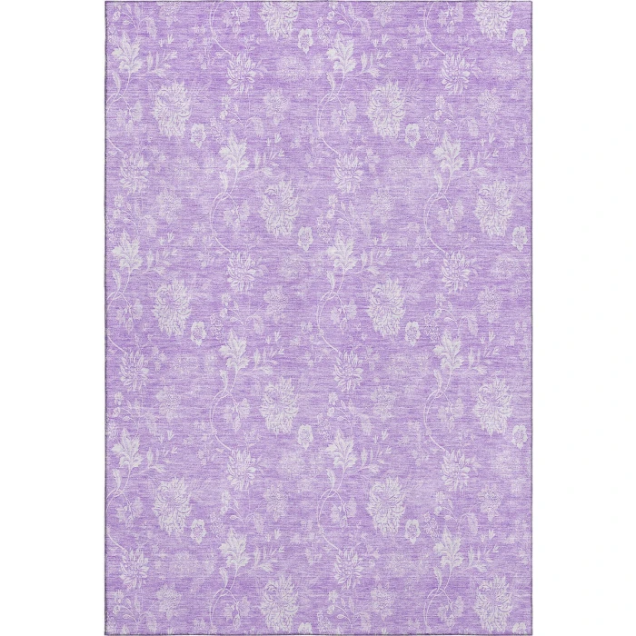 Addison Mayfield Purple AMF681 - 8ft. Round Rug