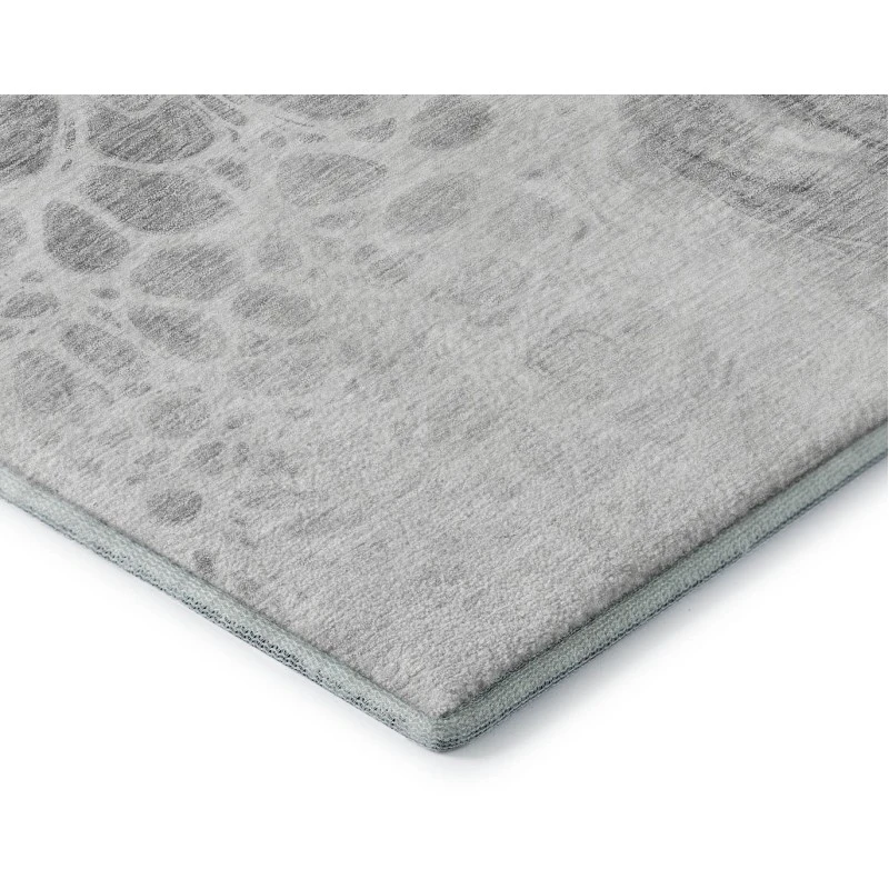 Addison Mayfield Gray AMF682 - 8ft. Round Rug
