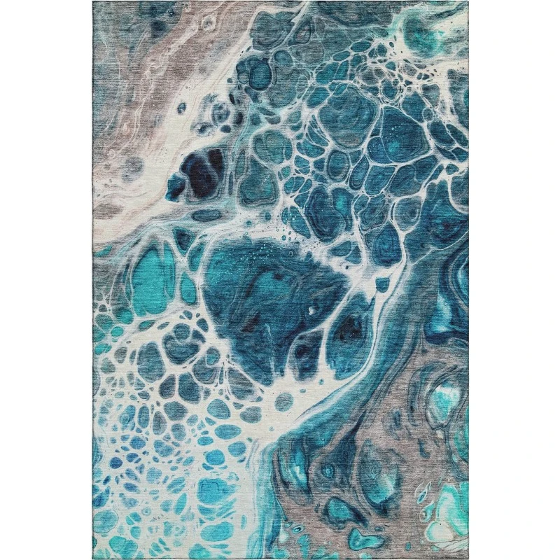 Addison Mayfield Teal AMF682 5ft. x 7ft. 6in. Rect. Rug