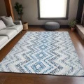 Addison Mayfield Blue AMF684 - 8ft. Round Rug