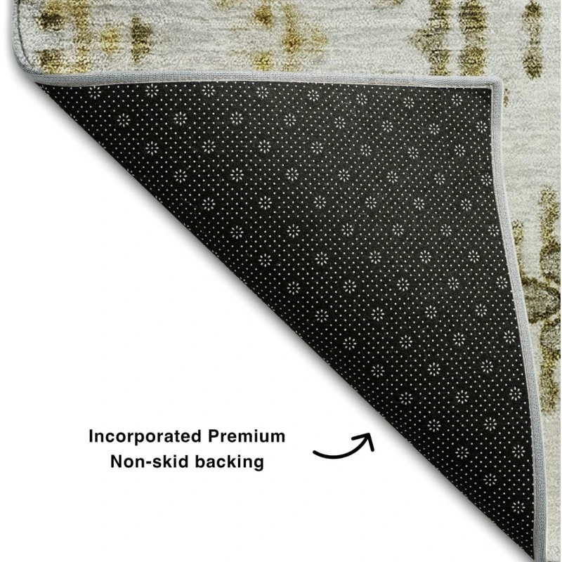 Addison Mayfield Brown AMF684 - 8ft. Round Rug