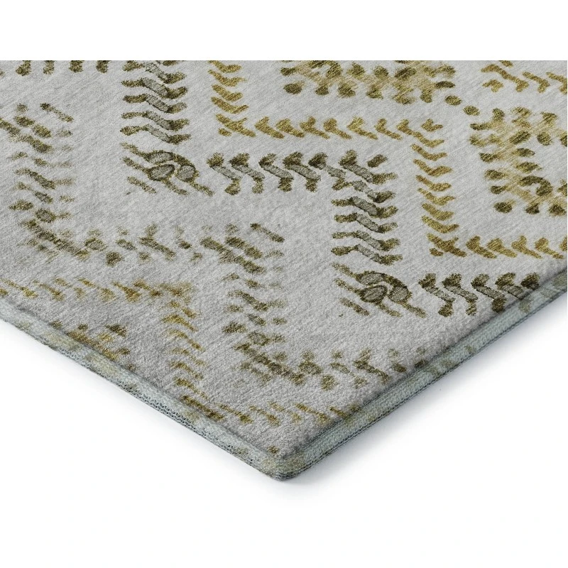 Addison Mayfield Brown AMF684 - 8ft. Round Rug