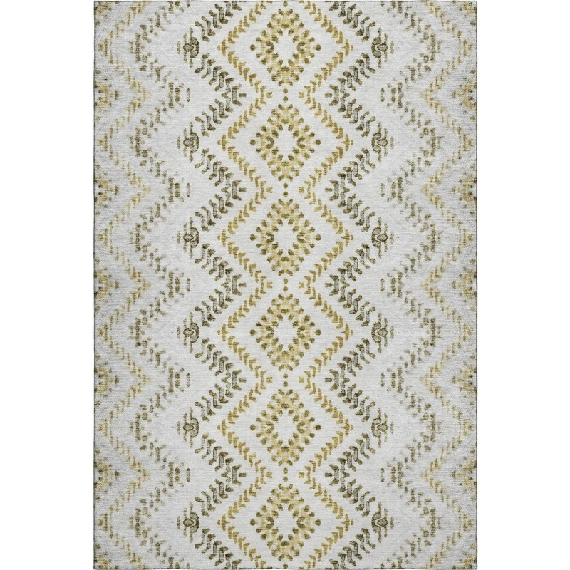 Addison Mayfield Brown AMF684 - 8ft. Round Rug