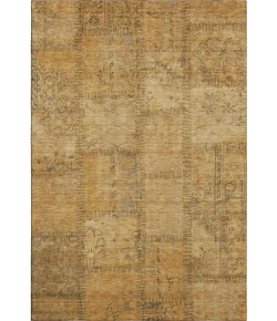 Addison Mayfield Orange AMF685 - 8ft. Round Rug