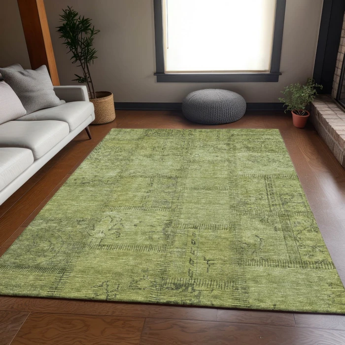 Addison Mayfield Green AMF685 2ft. 3in. x 7ft. 6in. Rect. Rug