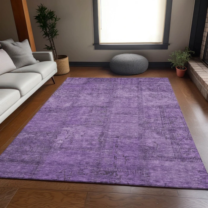 Addison Mayfield Purple AMF685 2ft. 3in. x 7ft. 6in. Rect. Rug