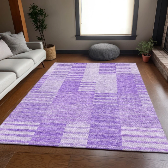 Addison Mayfield Purple AMF686 9ft. x 12ft. Rect. Rug