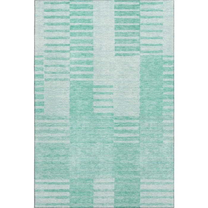 Addison Mayfield Teal AMF686 - 8ft. Round Rug