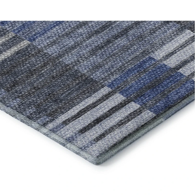 Addison Mayfield Blue AMF687 - 8ft. Round Rug