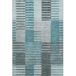 Addison Mayfield Teal AMF687 - 8ft. Round Rug
