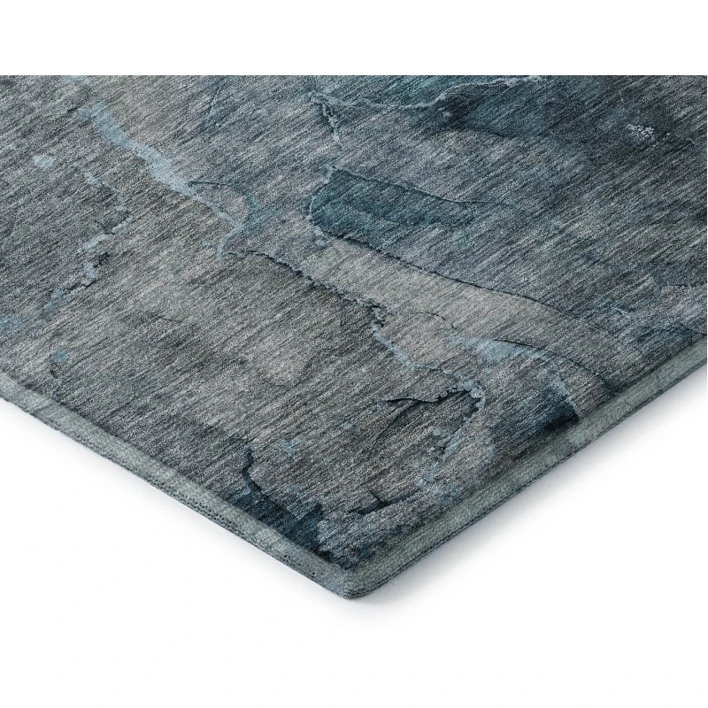 Addison Mayfield Teal AMF689 - 8ft. Round Rug