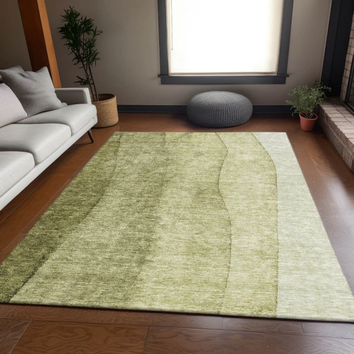 Addison Mayfield Green AMF690 2ft. 3in. x 7ft. 6in. Rect. Rug