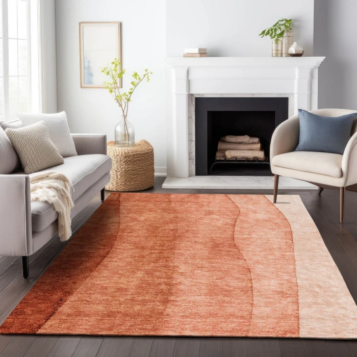 Addison Mayfield Orange AMF690 9ft. x 12ft. Rect. Rug