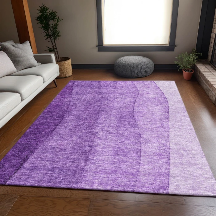 Addison Mayfield Purple AMF690 2ft. 3in. x 7ft. 6in. Rect. Rug