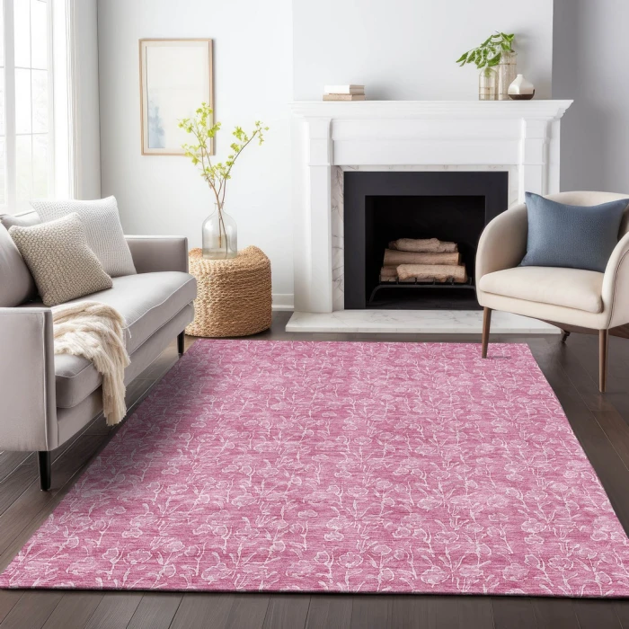 Addison Mayfield Pink AMF691 9ft. x 12ft. Rect. Rug