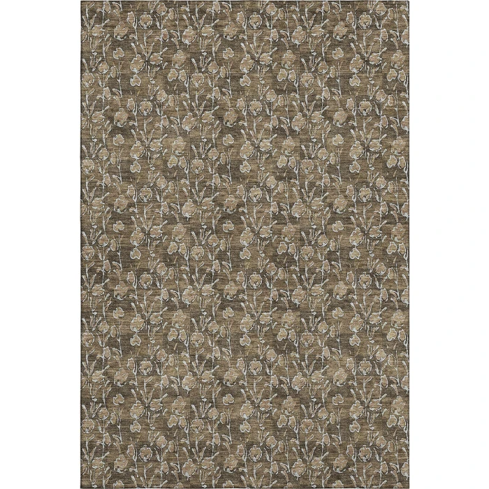 Addison Mayfield Brown AMF692 - 8ft. Round Rug