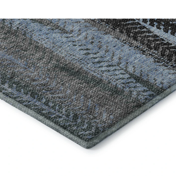 Addison Mayfield Blue AMF693 - 8ft. Round Rug