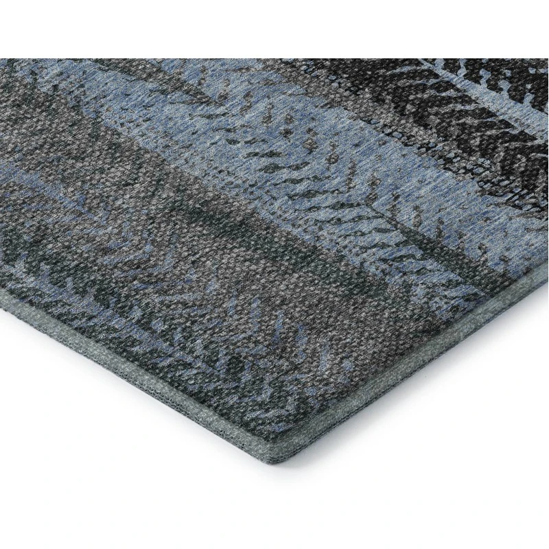 Addison Mayfield Blue AMF693 - 8ft. Round Rug