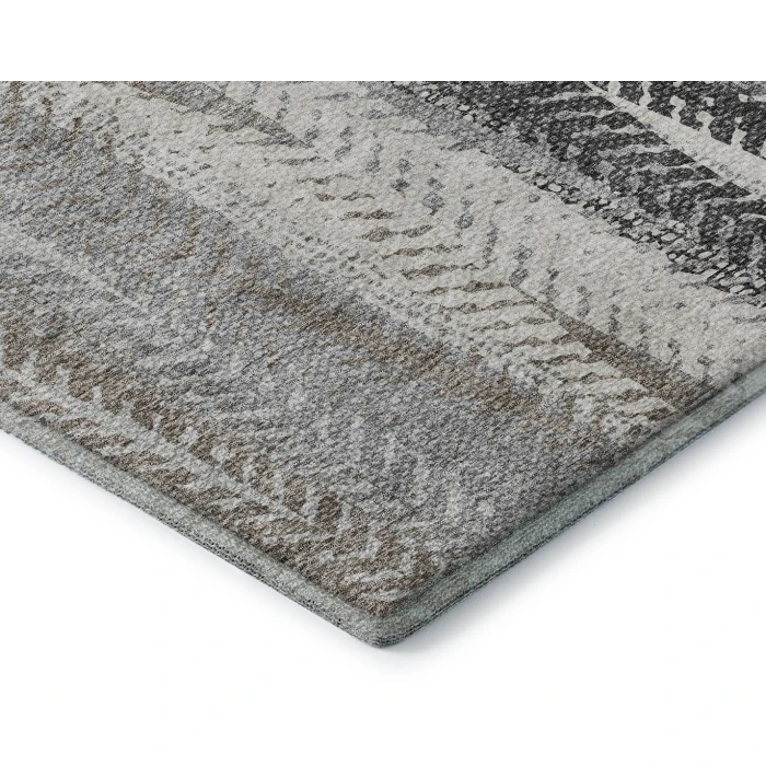 Addison Mayfield Brown AMF693 - 8ft. Round Rug
