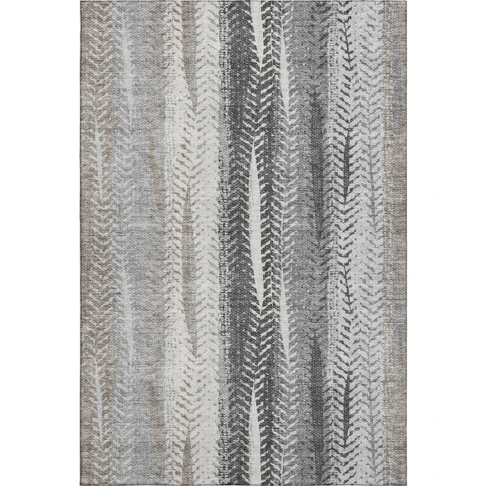 Addison Mayfield Brown AMF693 - 8ft. Round Rug
