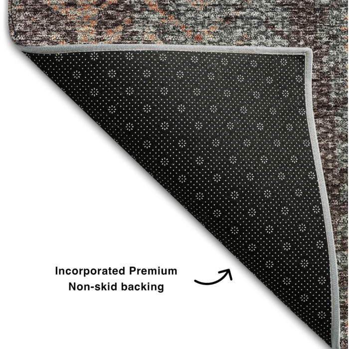 Addison Mayfield Orange AMF693 5ft. x 7ft. 6in. Rect. Rug