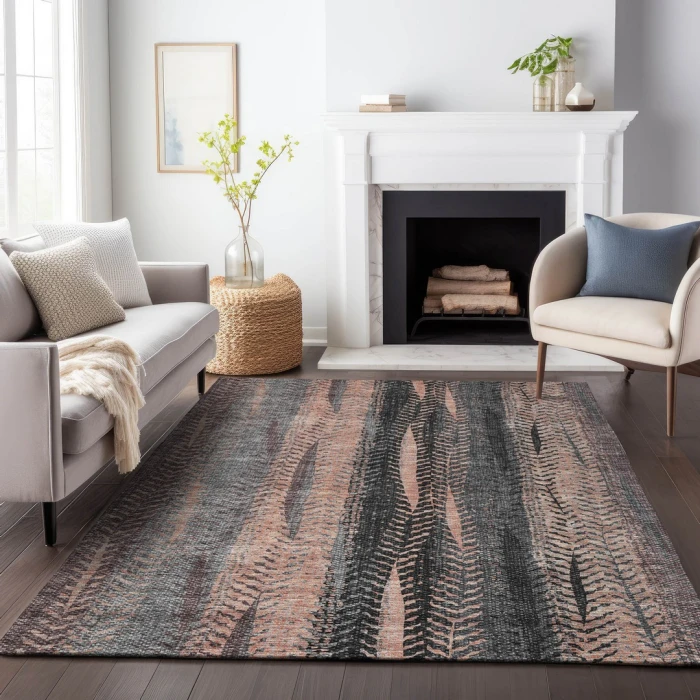 Addison Mayfield Orange AMF693 5ft. x 7ft. 6in. Rect. Rug