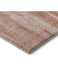 Addison Mayfield Orange AMF694 - 8ft. Round Rug