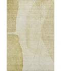 Addison Mayfield Gold AMF696 - 8ft. Round Rug