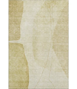 Addison Mayfield Gold AMF696 - 8ft. Round Rug