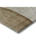 Addison Mayfield Brown AMF696 - 8ft. Round Rug