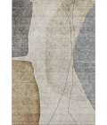 Addison Mayfield Brown AMF696 - 8ft. Round Rug
