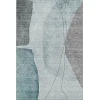 Addison Mayfield Teal AMF696 - 8ft. Round Rug