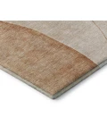 Addison Mayfield Orange AMF696 - 8ft. Round Rug