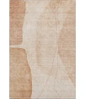 Addison Mayfield Orange AMF696 - 8ft. Round Rug