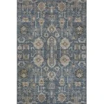 Addison Mayfield Blue AMF697 - 8ft. Round Rug