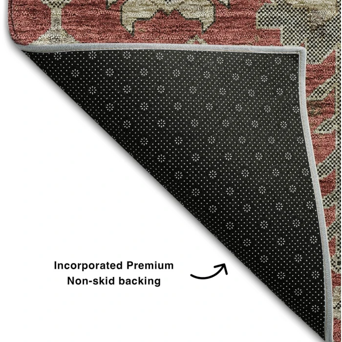 Addison Mayfield Red AMF697 8ft. x 10ft. Rect. Rug