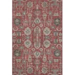 Addison Mayfield Red AMF697 - 8ft. Round Rug