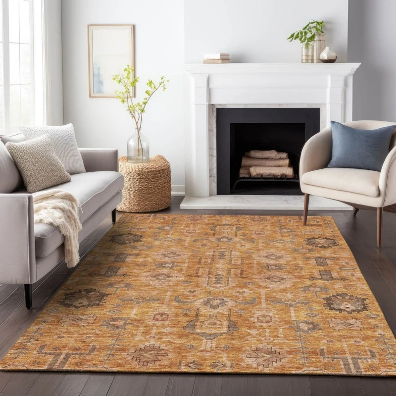 Addison Mayfield Orange AMF697 9ft. x 12ft. Rect. Rug