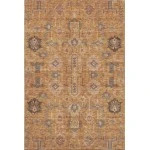 Addison Mayfield Orange AMF697 - 8ft. Round Rug