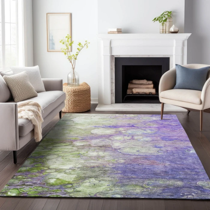 Addison Mayfield Purple AMF698 2ft. 3in. x 7ft. 6in. Rect. Rug