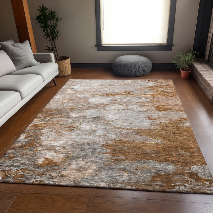 Addison Mayfield Orange AMF698 2ft. 3in. x 7ft. 6in. Rect. Rug