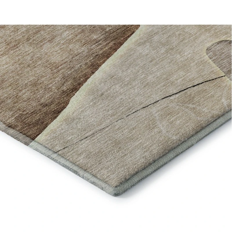 Addison Mayfield Brown AMF700 - 8ft. Round Rug